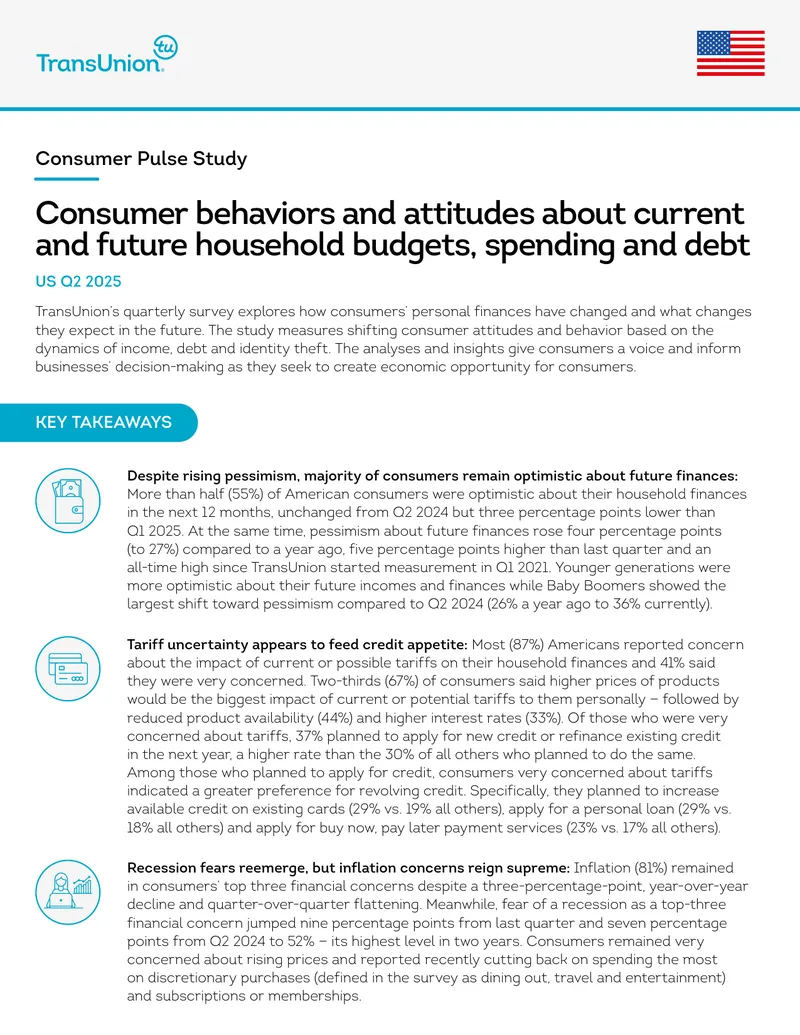 Consumer Pulse Study Q2 2025 Insights