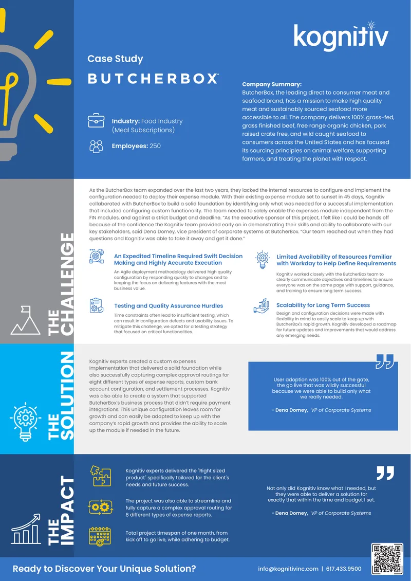 ButcherBox Expense Module Implementation Case Study