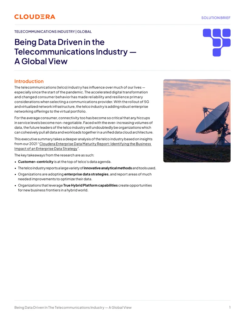 Data Management Strategies in the Telecommunications Industry