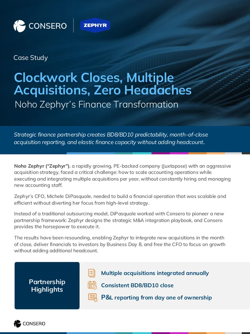 Noho Zephyr Finance Transformation Case Study