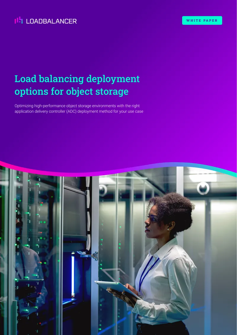 Load Balancing Deployment Options for Object Storage
