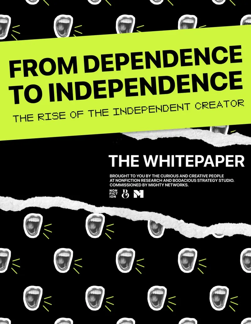 Independent Creator Economy Study Results