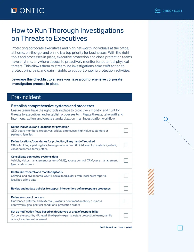 How to Run Thorough Investigations on Threats to Executives