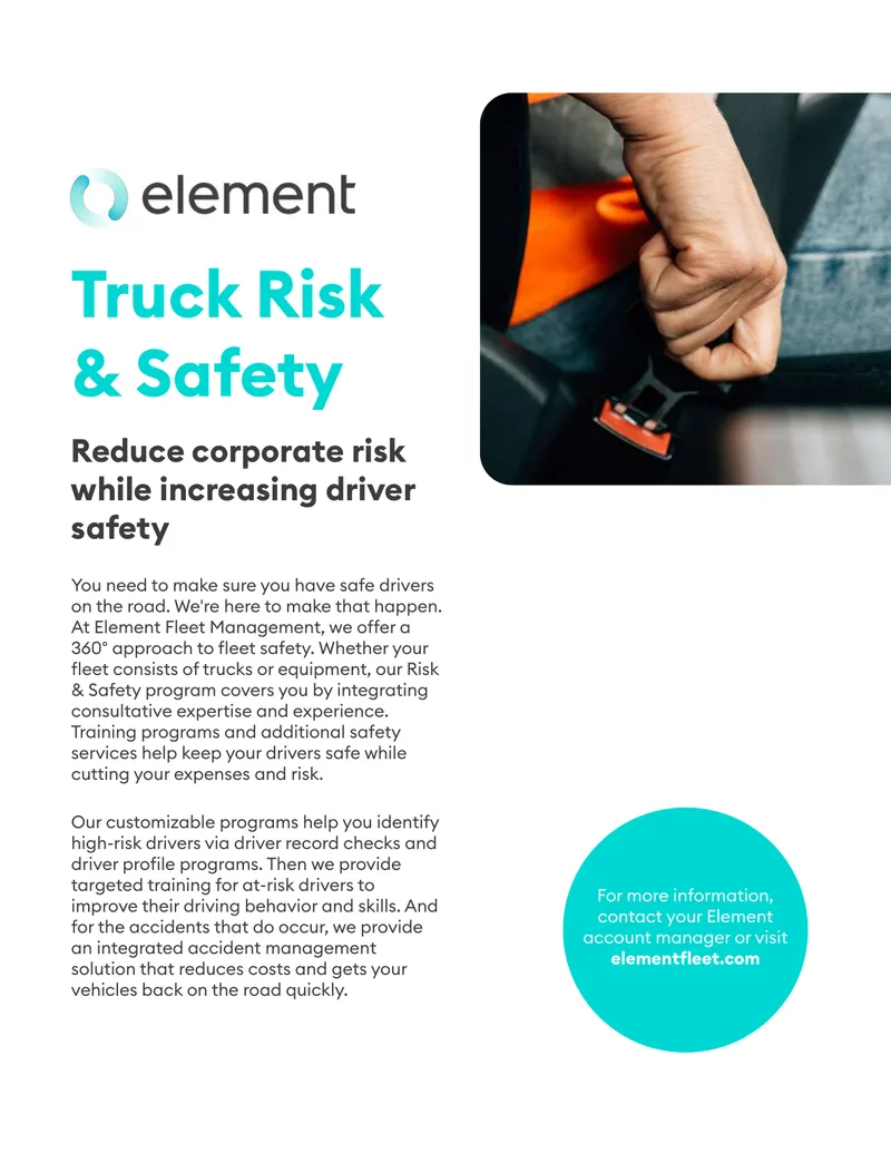 Truck Risk and Safety Management Program