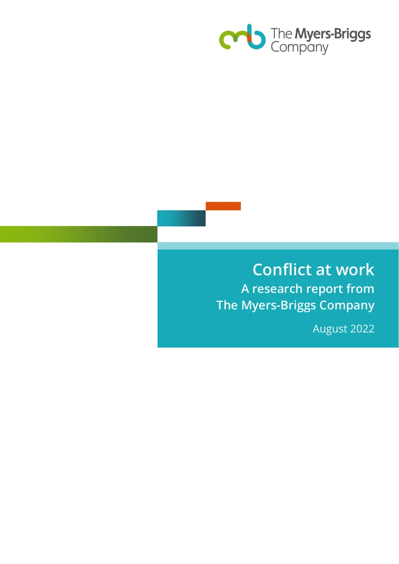 Conflict Management in the Workplace Research Report