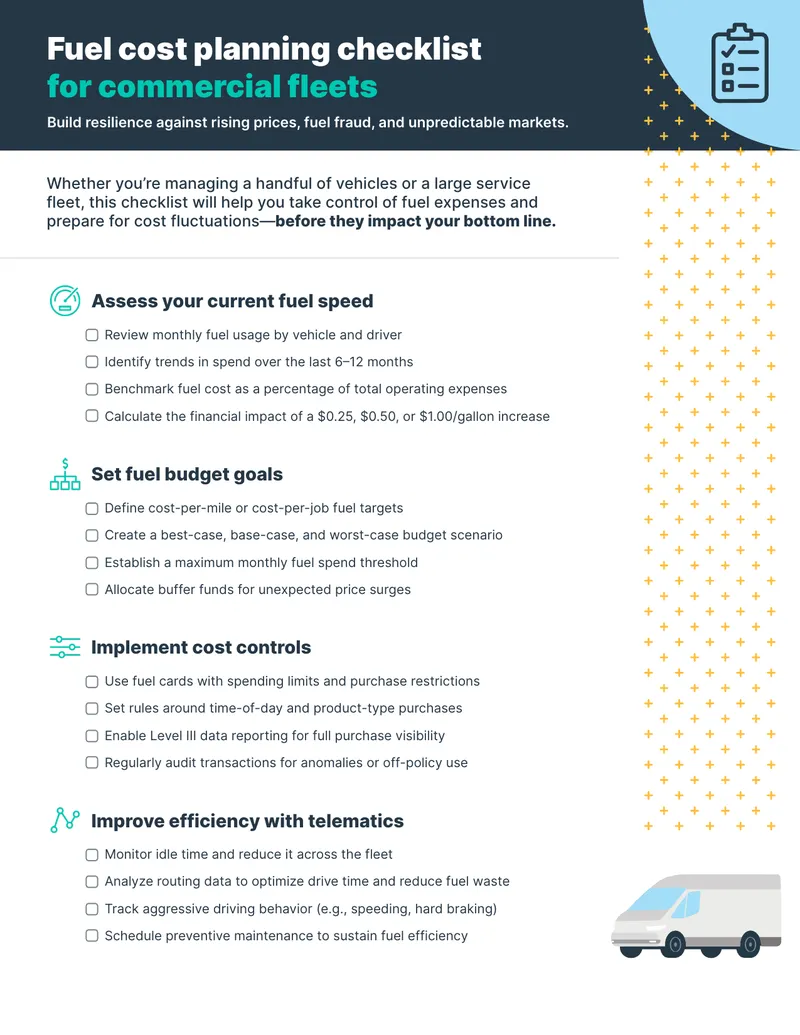 Fuel Cost Planning Checklist for Commercial Fleets