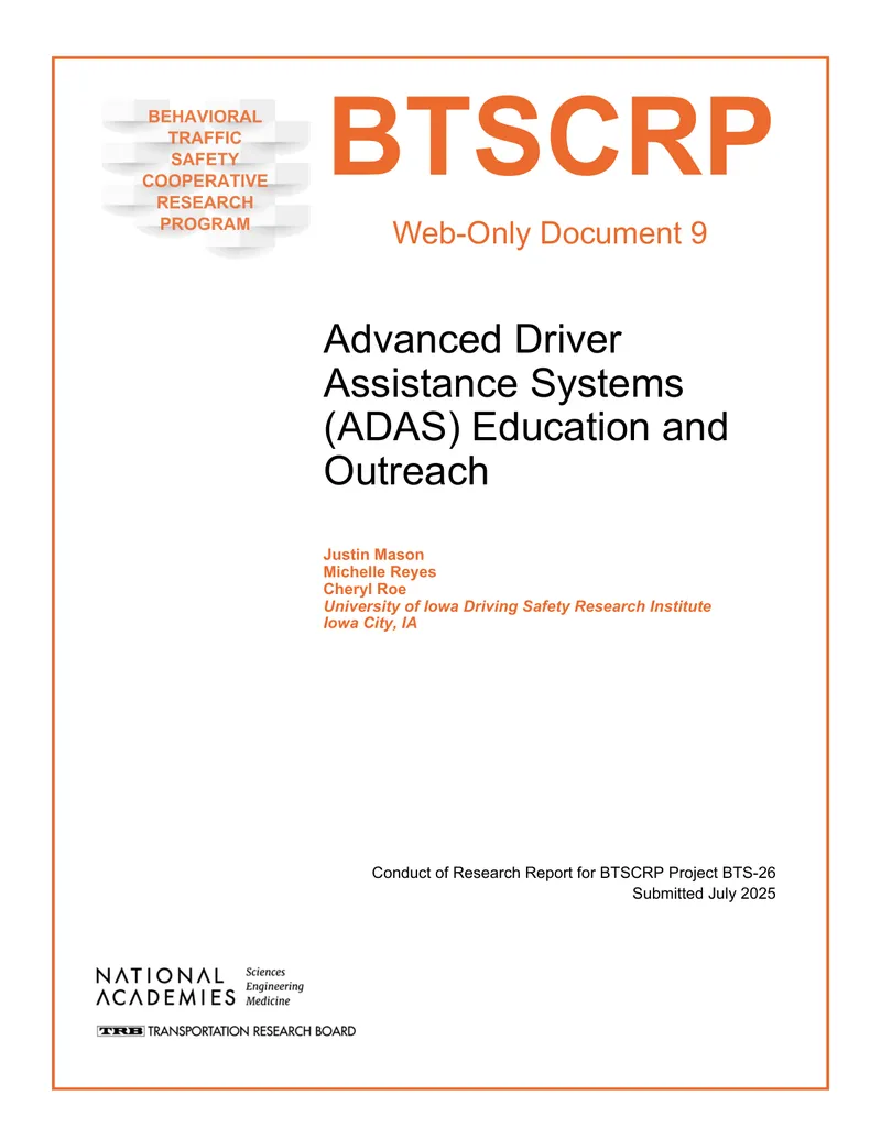 Advanced Driver Assistance Systems Education and Outreach