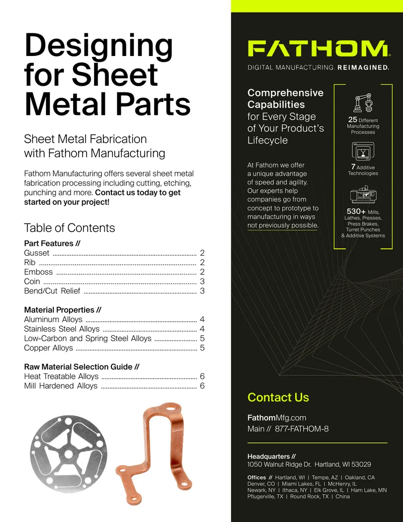 Sheet Metal Fabrication Processing Guide
