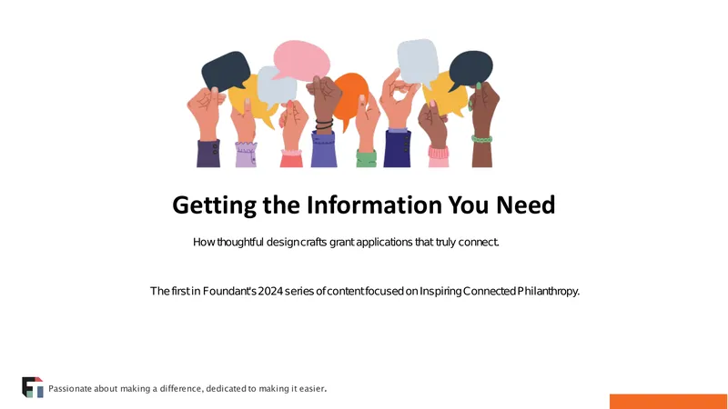 Grant Application Design and Nonprofit Perspectives