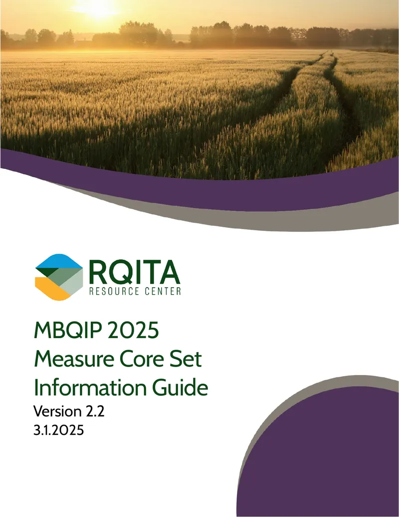 MBQIP 2025 Core Measure Set Information Guide