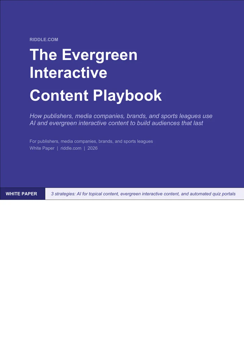 Evergreen Interactive Content Playbook