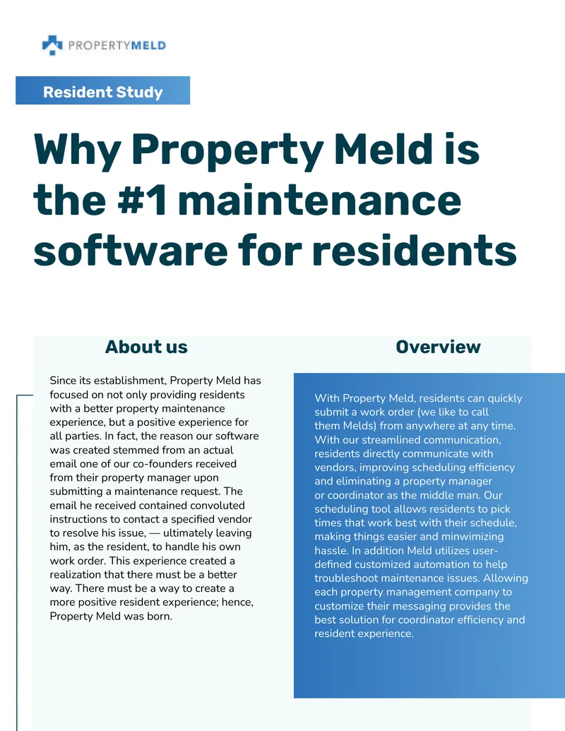 Property Meld Maintenance Software Overview