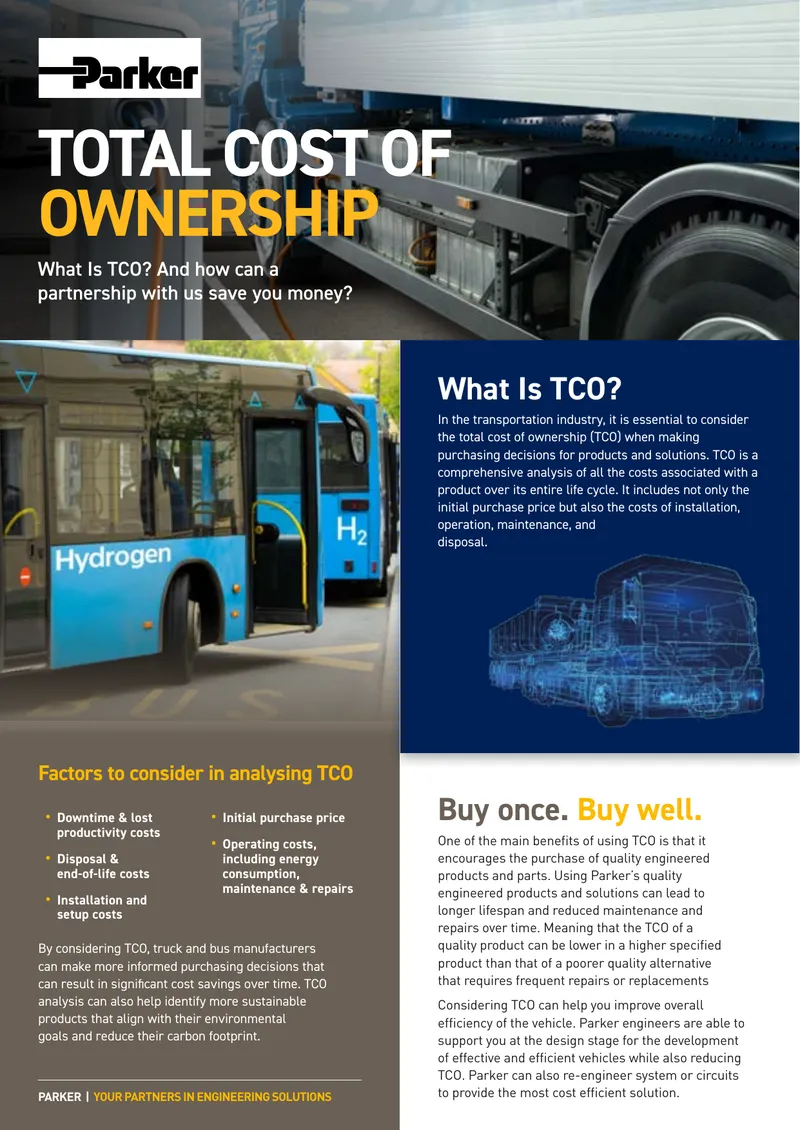 Total Cost of Ownership in Transportation Solutions
