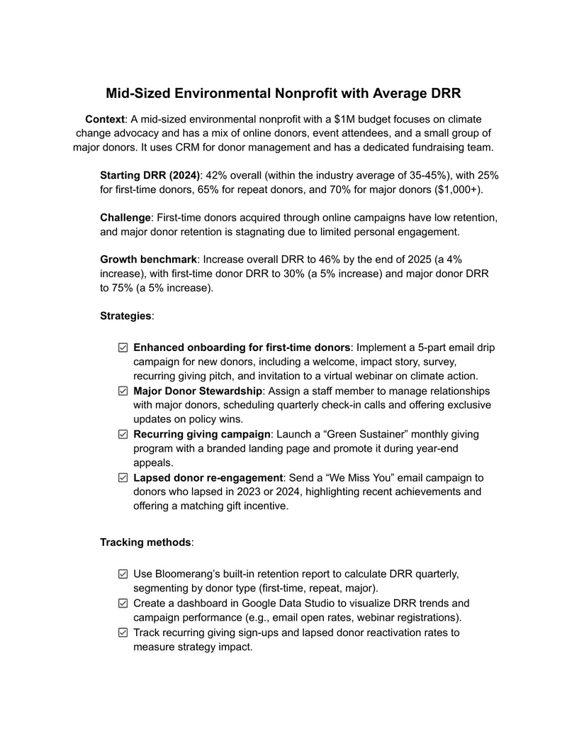 Strategies for Improving Donor Retention Rates