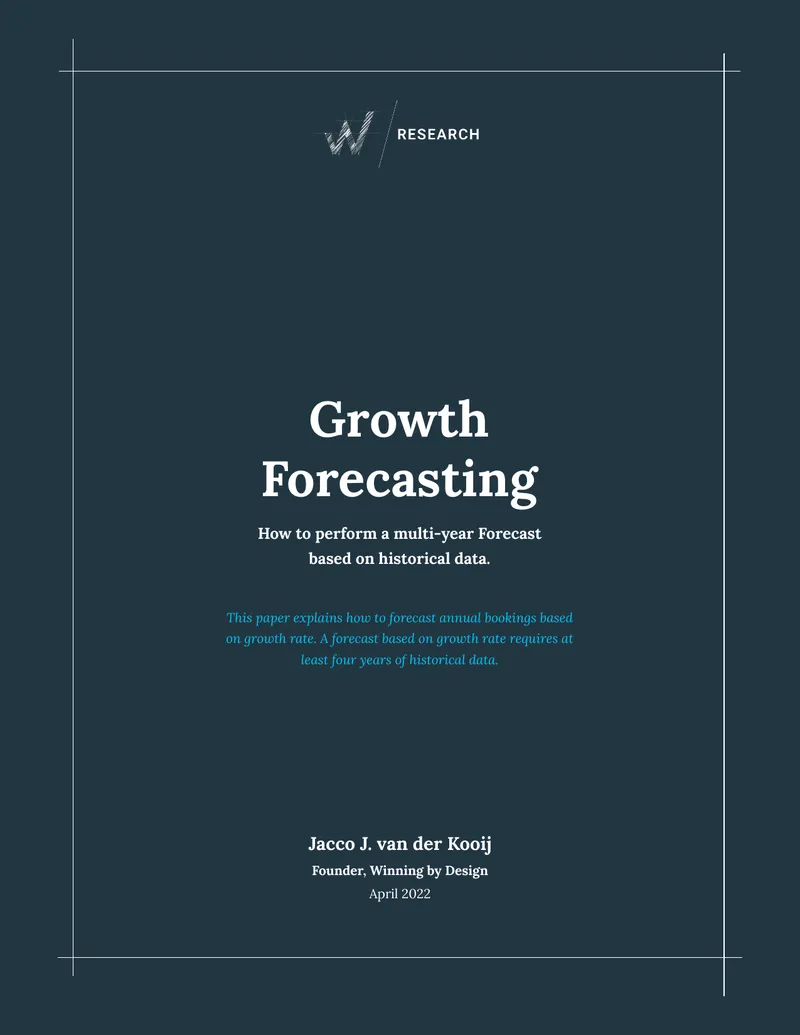 Growth Rate Based Forecasting Methodology