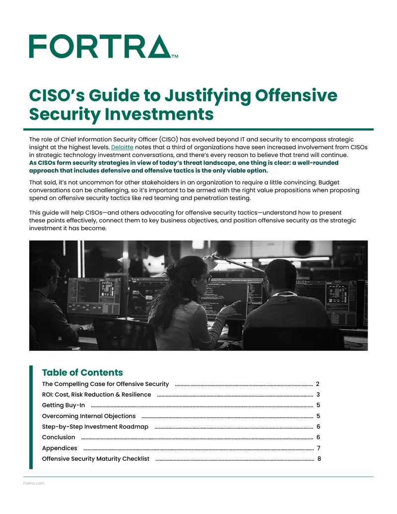 CISO's Guide to Justifying Offensive Security Investments