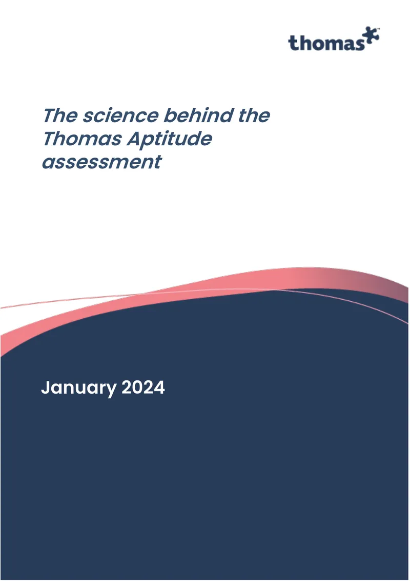 Thomas Aptitude Assessment Overview