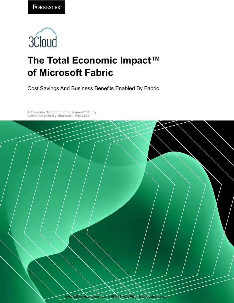 Total Economic Impact Study of Microsoft Fabric