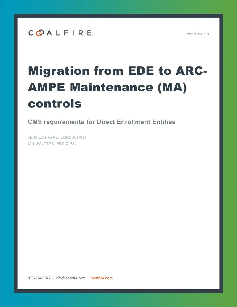 Migration from EDE to ARC-AMPE Maintenance Controls