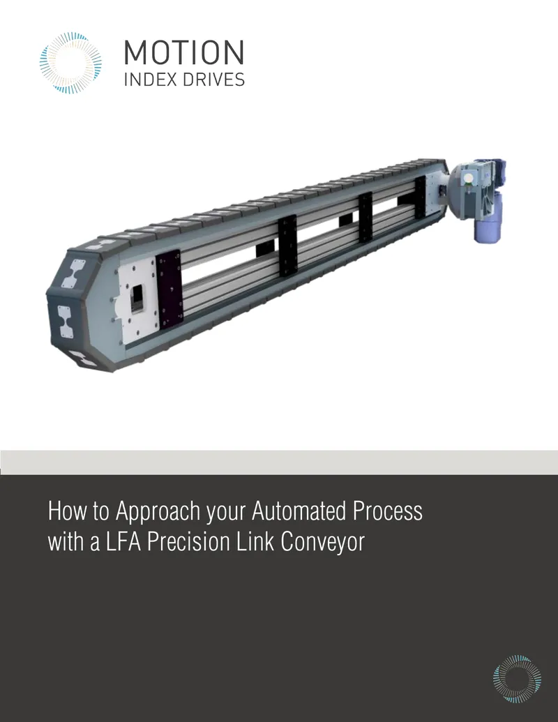 Automated Process Approach with LFA Precision Link Conveyor