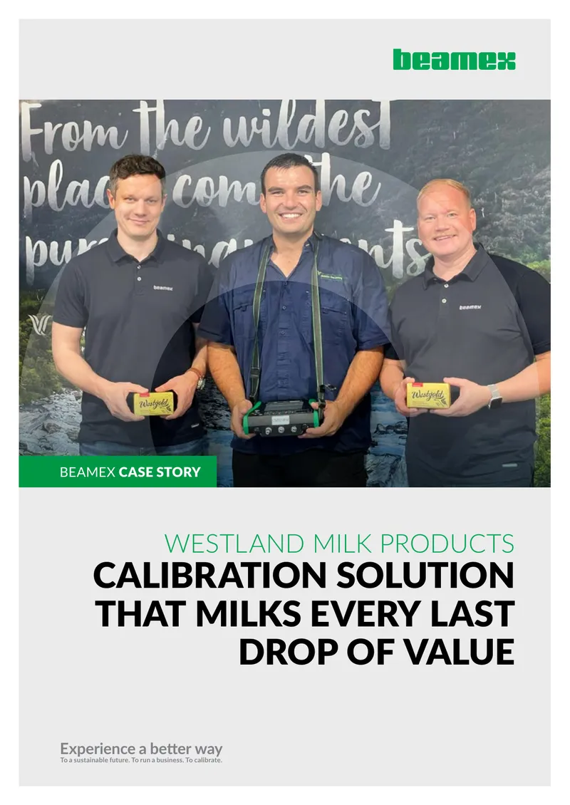 Beamex Calibration Solution for Westland Milk Products