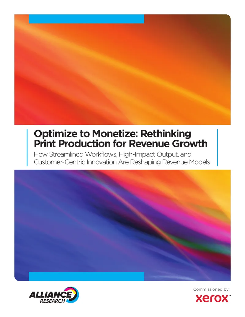 Optimize to Monetize Strategy in Print Production
