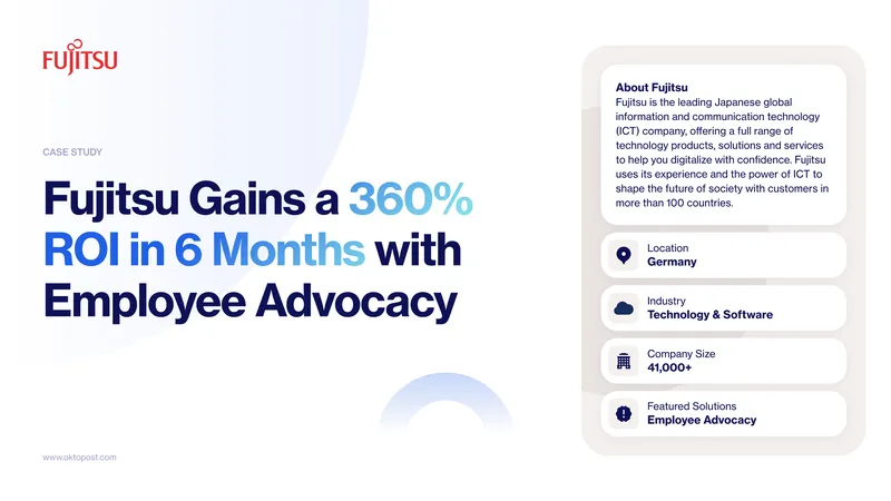 Fujitsu Employee Advocacy Program Case Study