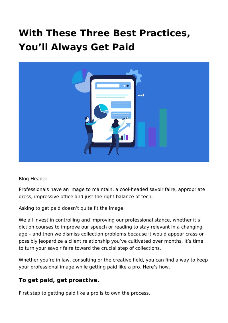 Best Practices for Professional Payment Collection