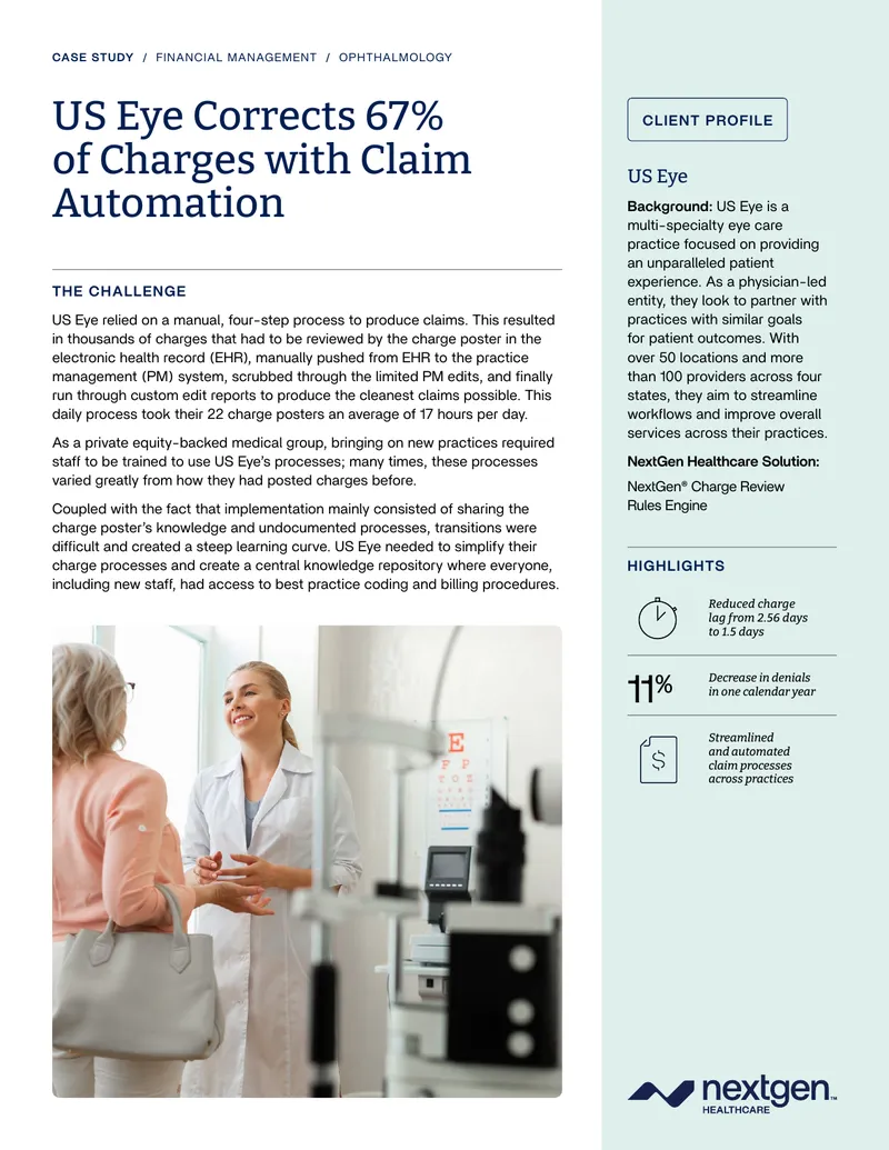 US Eye Claim Automation Case Study
