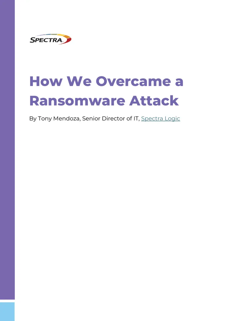 Response to a Ransomware Attack Case Study