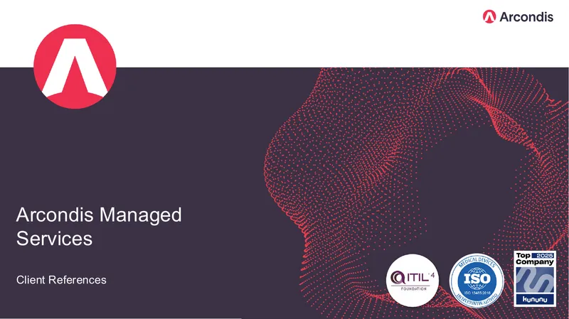 Arcondis Managed Services Client References