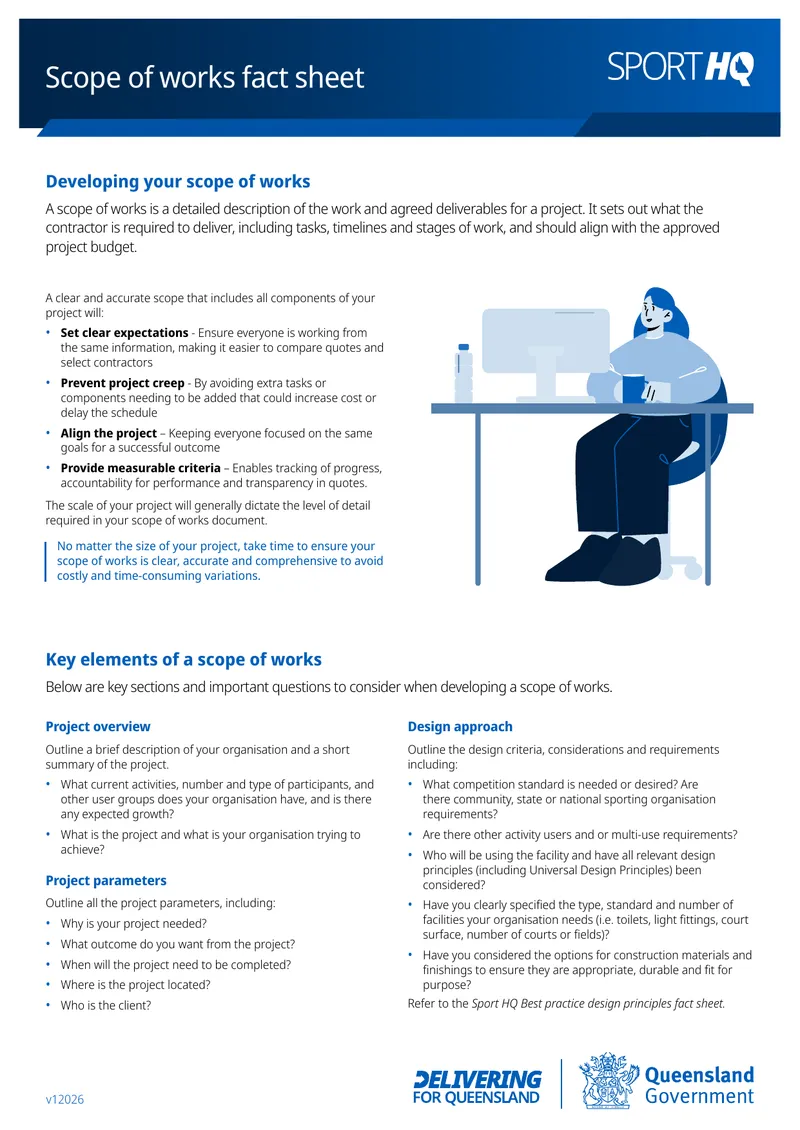 Scope of Works Development Guidelines