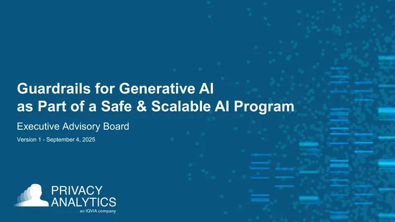 Guidance for Generative AI Implementation and Risk Management