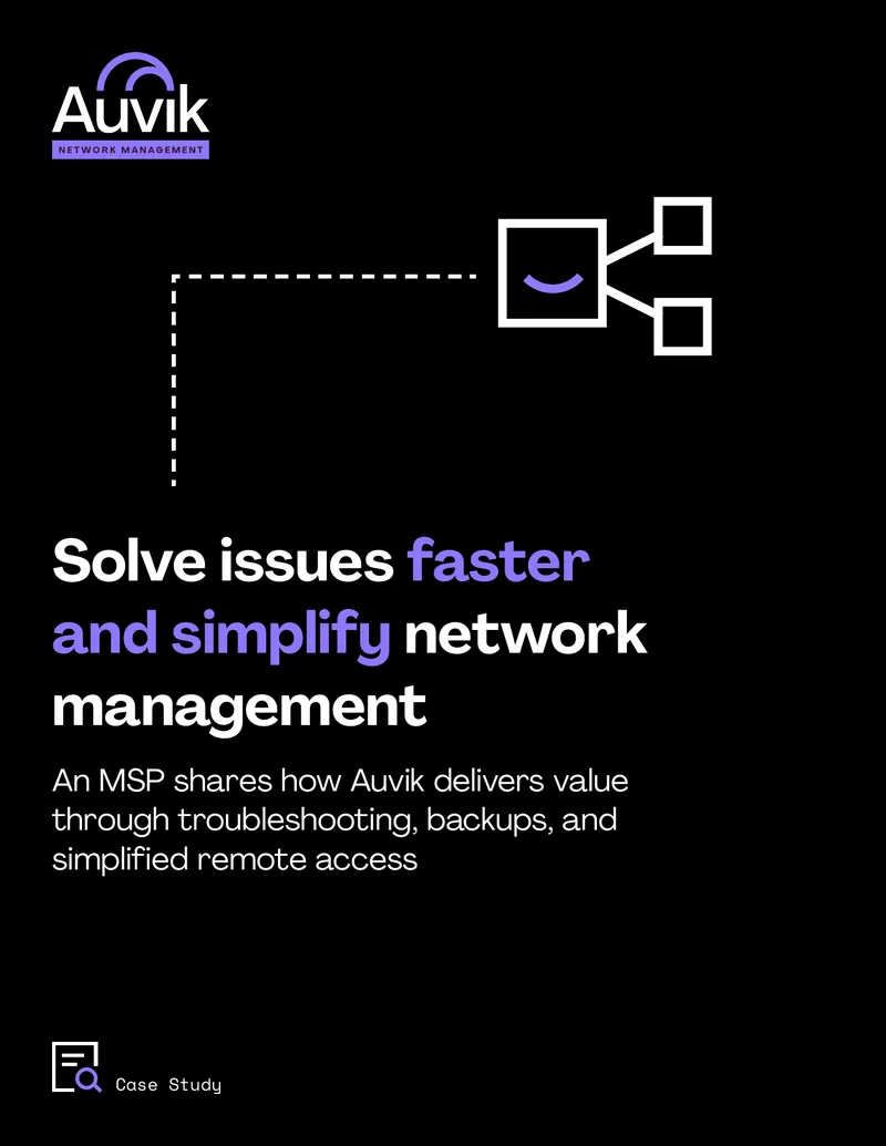 Auvik Network Management Case Study