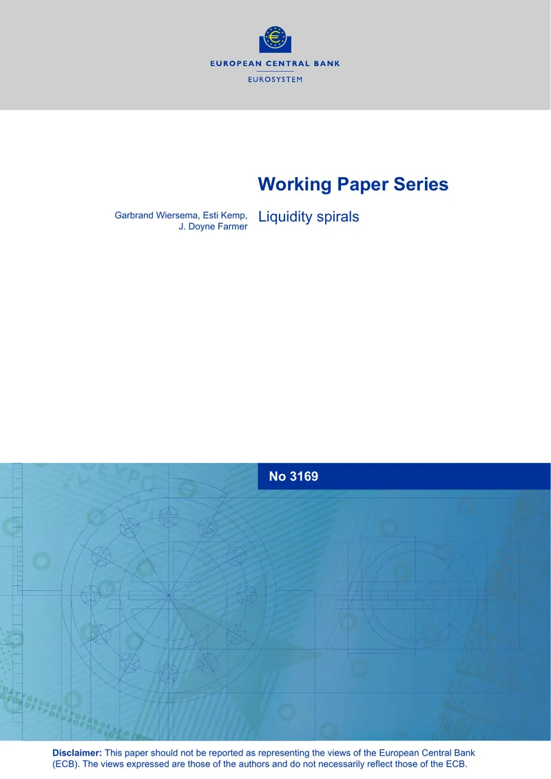 Liquidity Spirals and Financial Stability Analysis