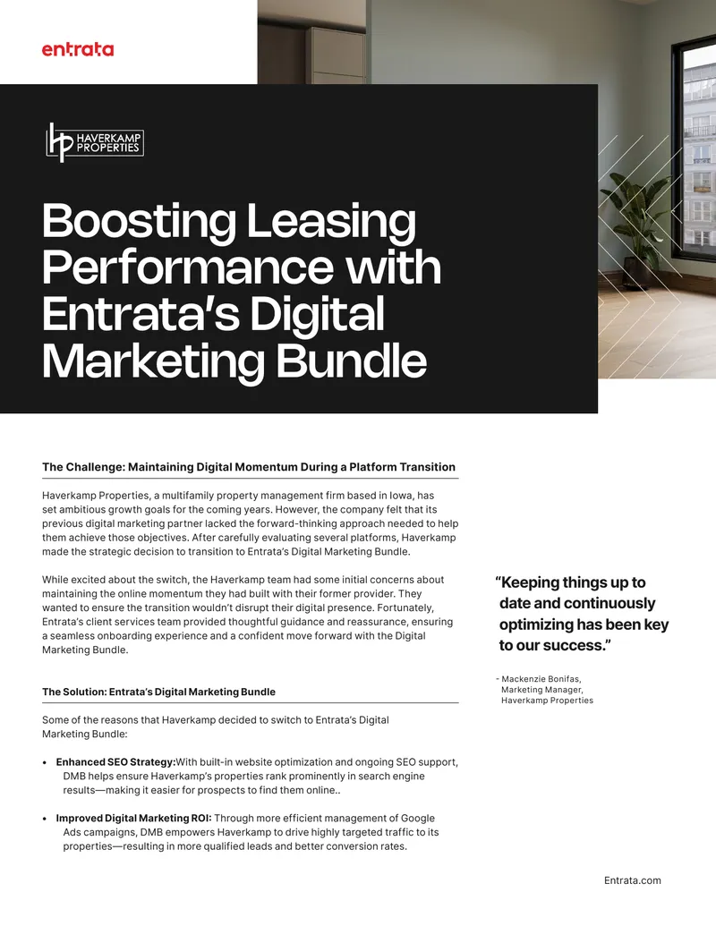 Digital Marketing Transition Strategy for Haverkamp Properties