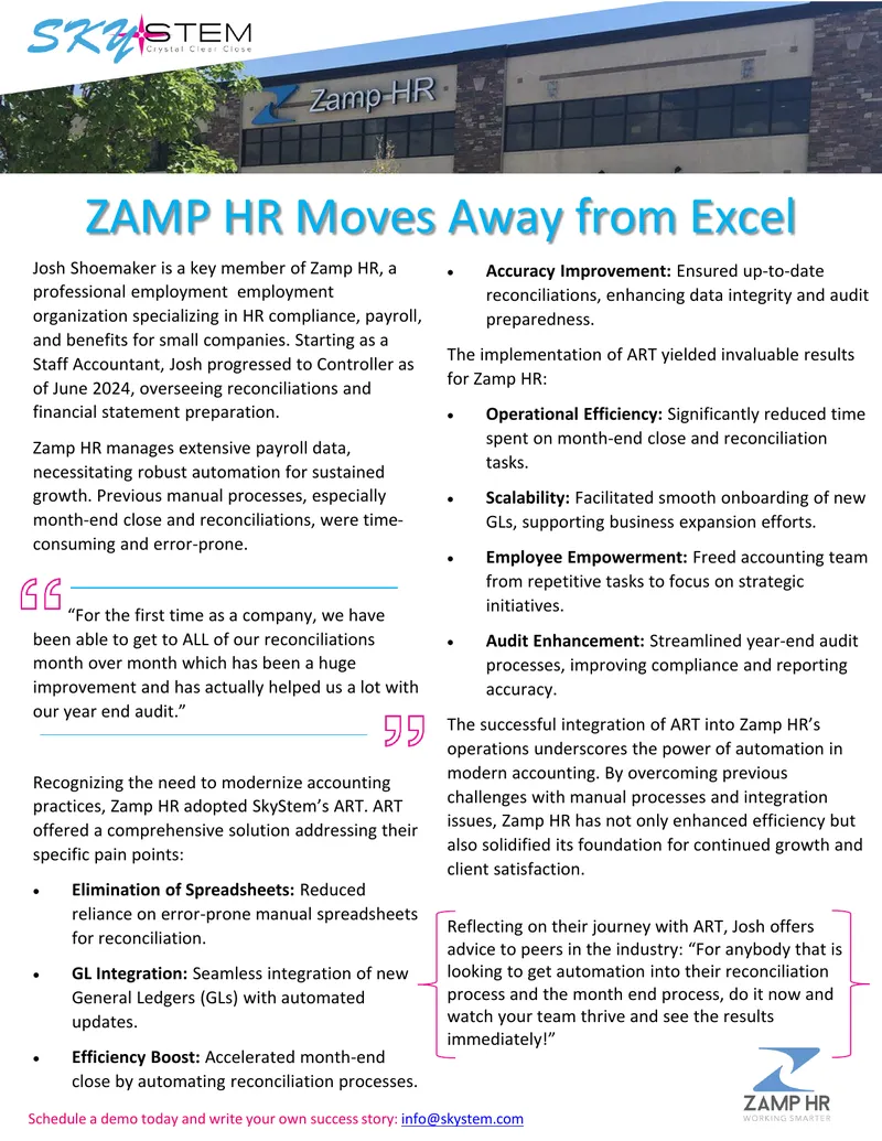 Zamp HR Automation Implementation Case Study