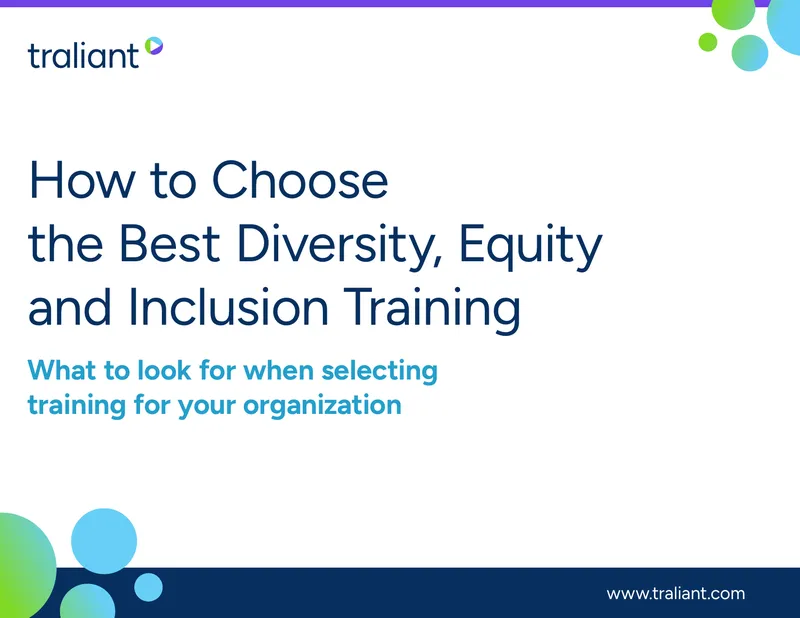 Selecting Effective Diversity, Equity, and Inclusion Training