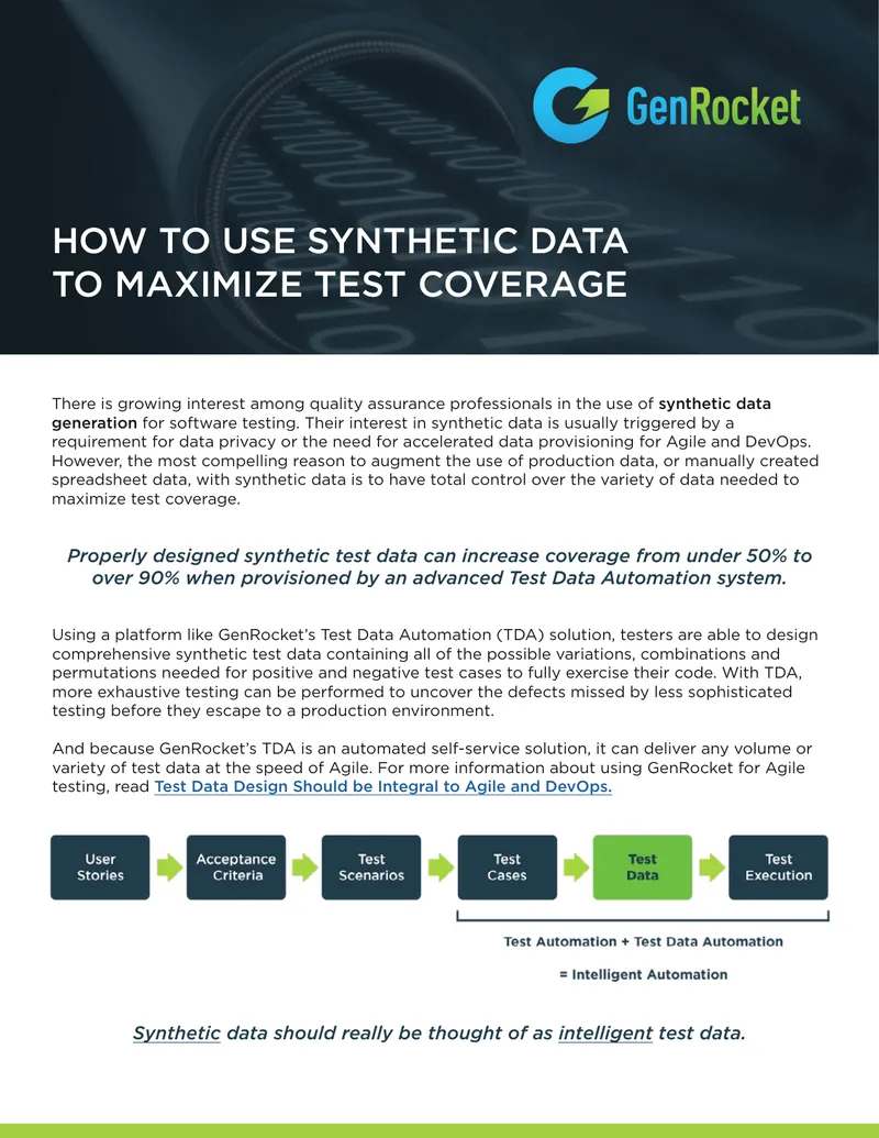 Using Synthetic Data for Enhanced Test Coverage