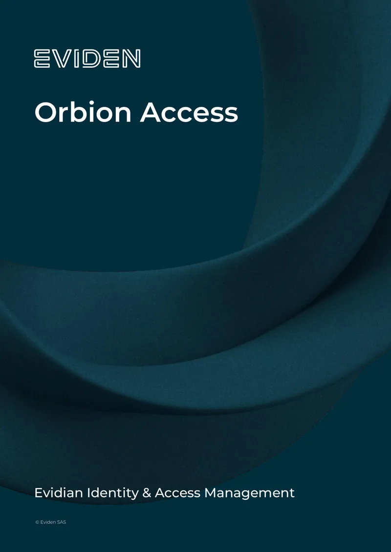 Evidian Orbion Access Management Solution