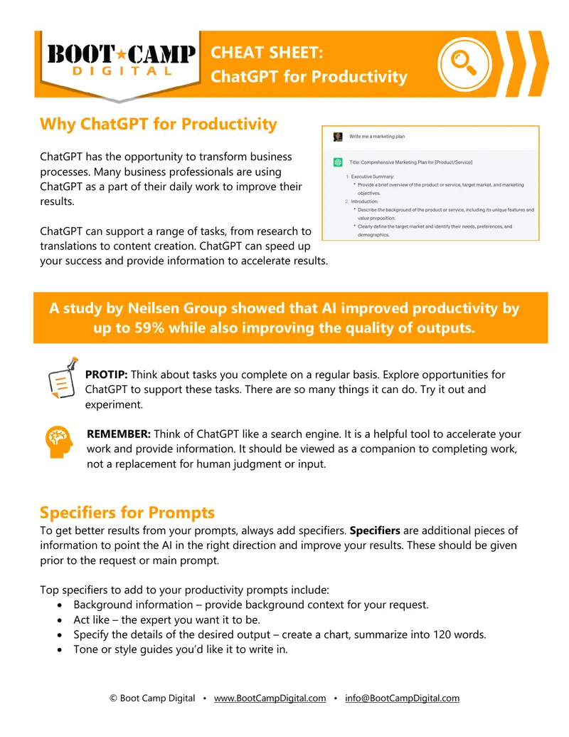 Using ChatGPT to Enhance Business Productivity