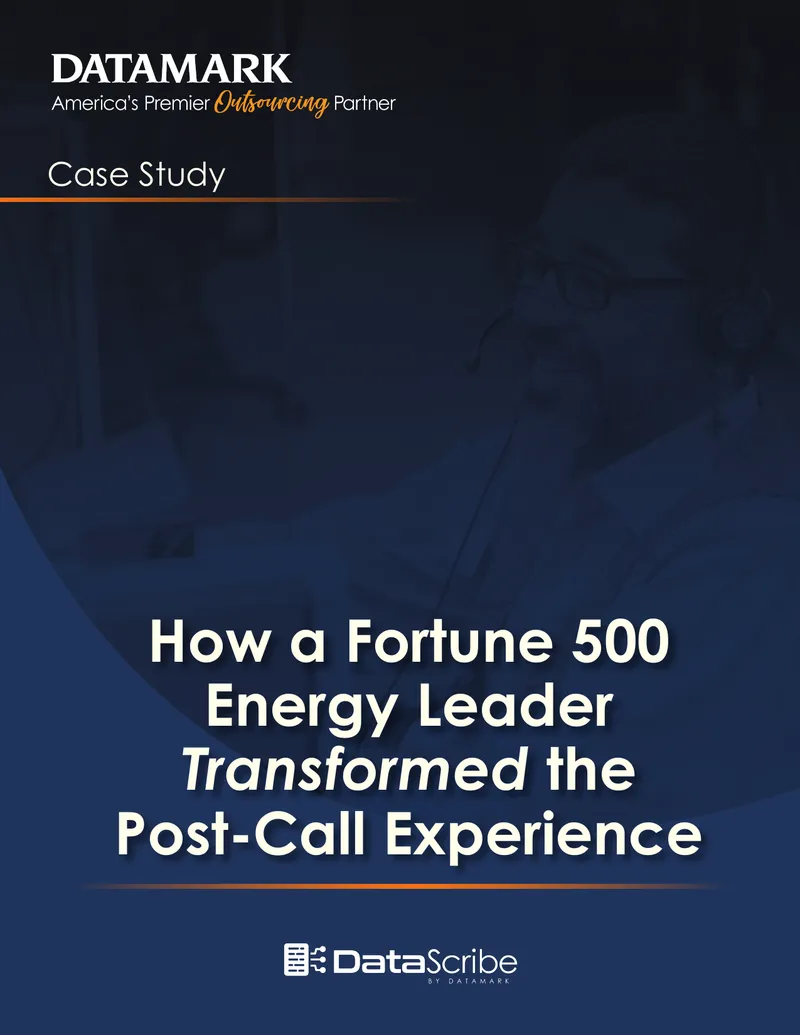 Fortune 500 Energy Company Post-Call Experience Case Study