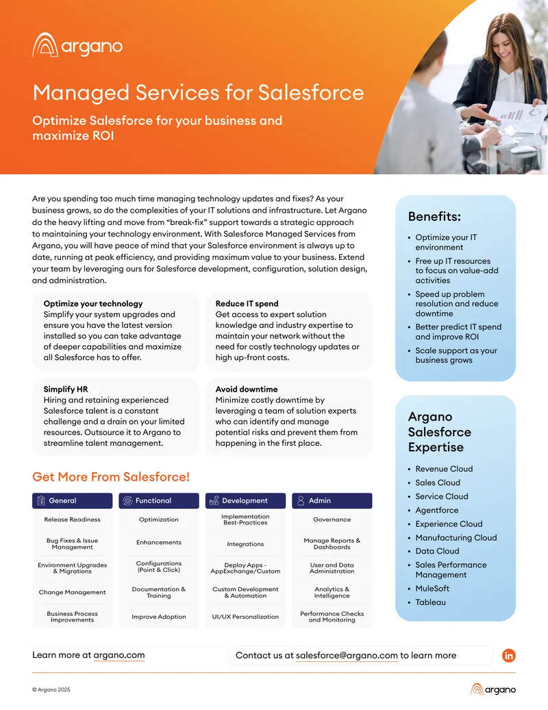 Salesforce Managed Services Overview
