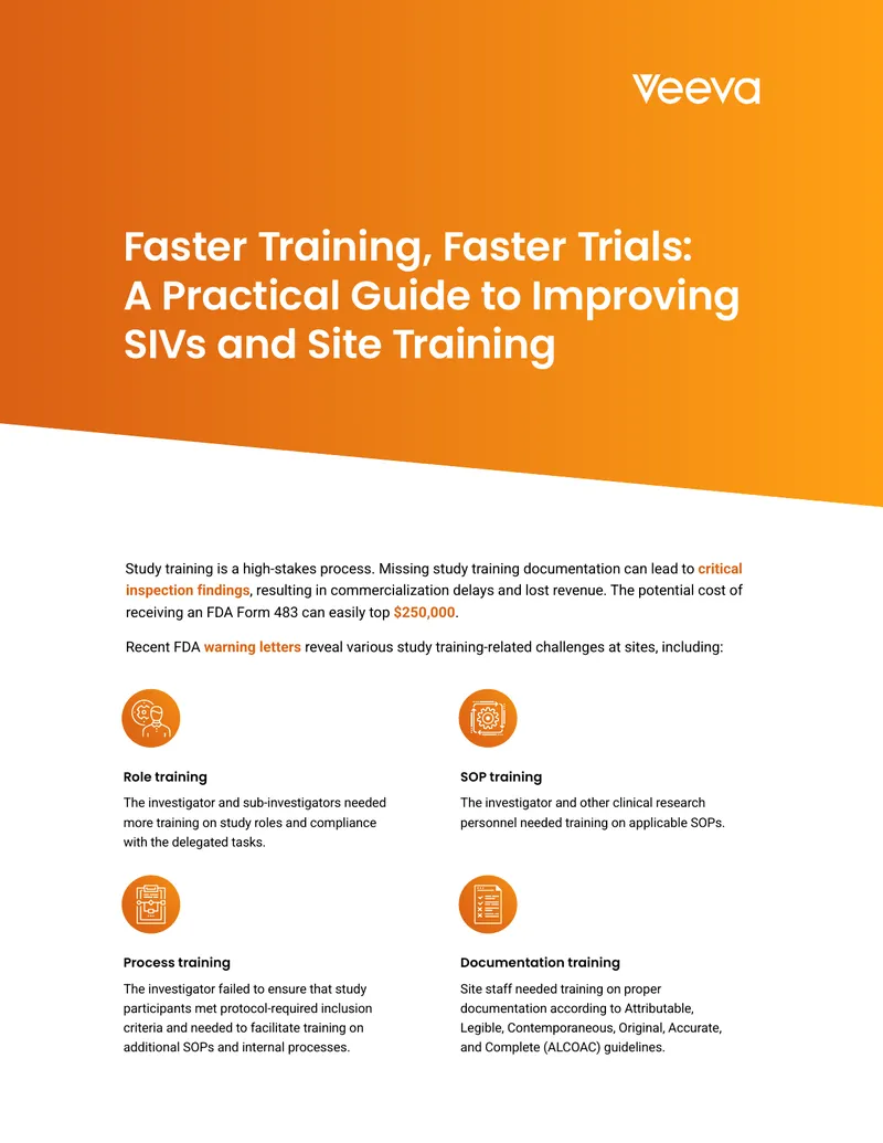 Practical Guide to Improving SIVs and Site Training