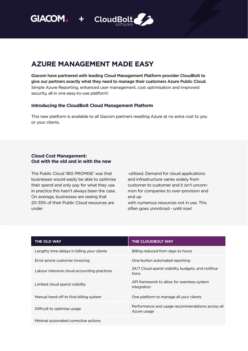CloudBolt Cloud Management Platform Overview