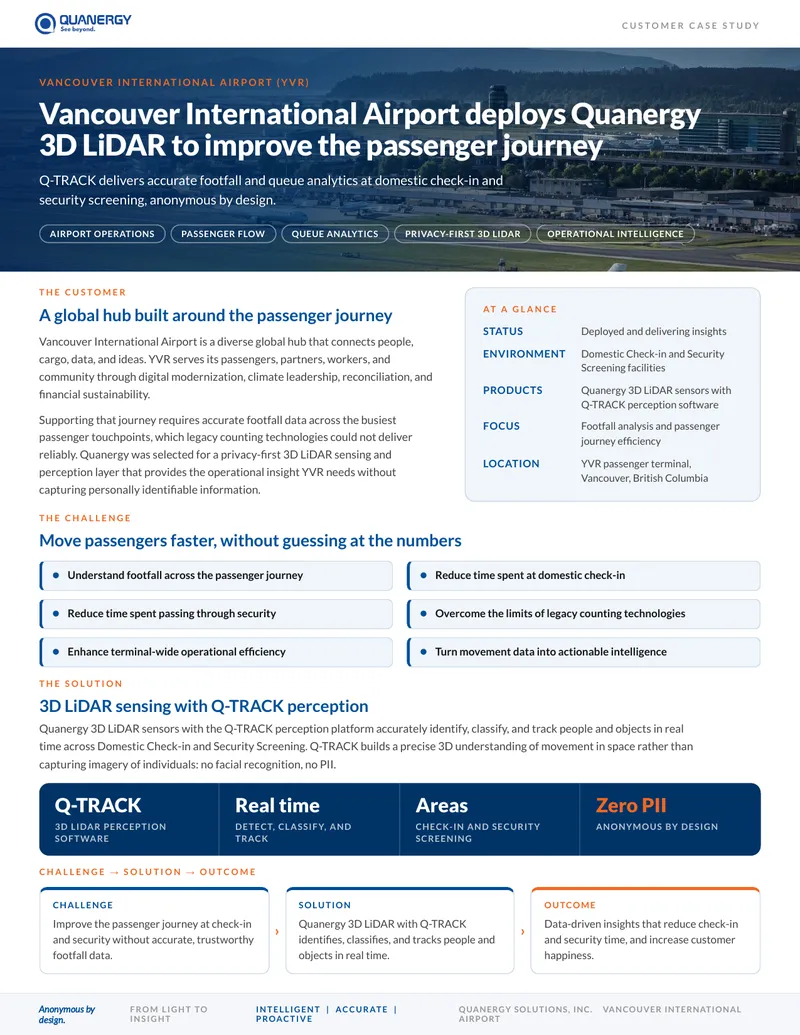Vancouver International Airport Passenger Journey Case Study