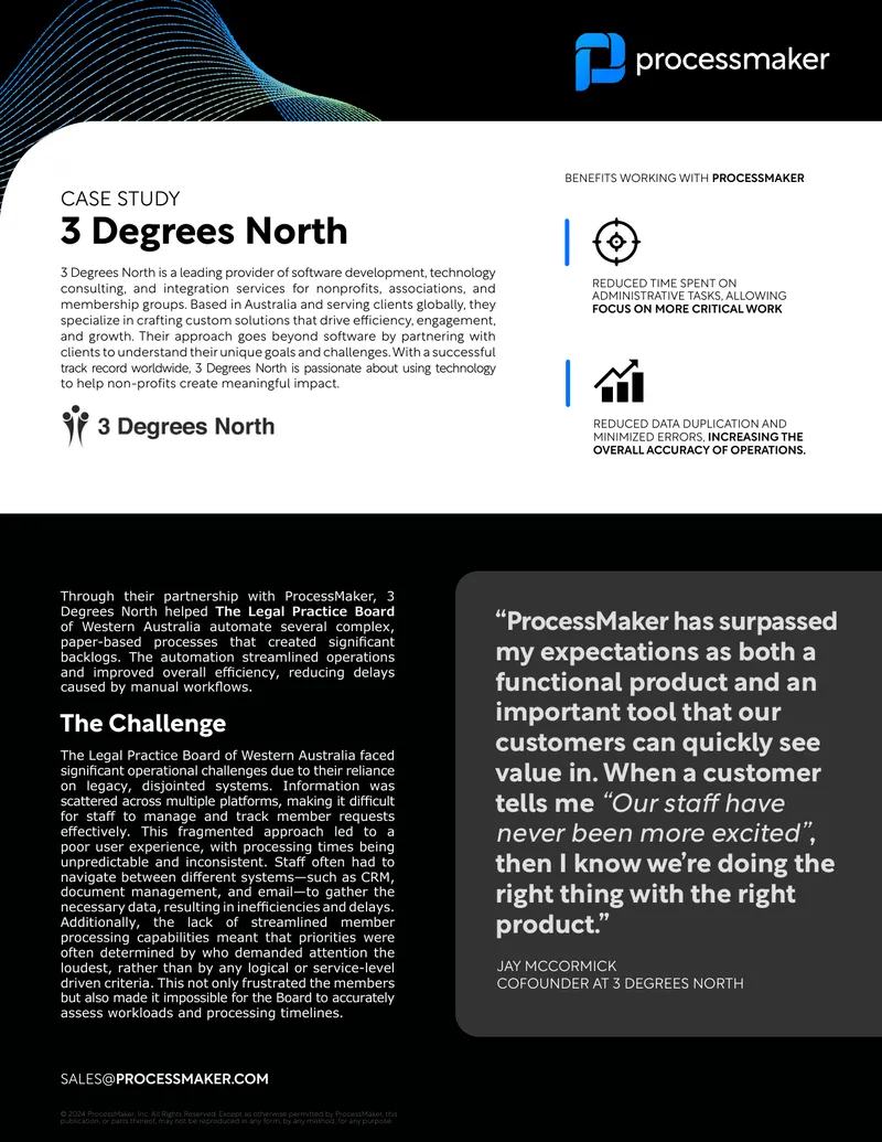 3 Degrees North Case Study on Process Automation