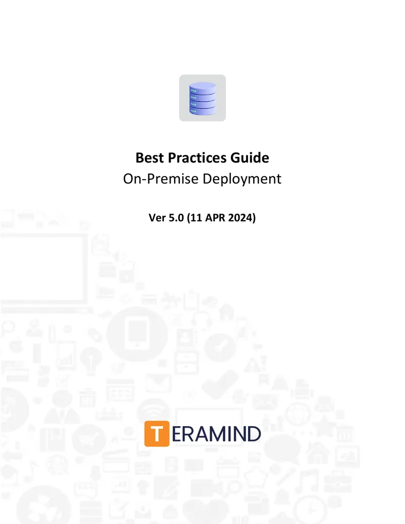 Teramind Best Practices Guide for On-Premise Deployment