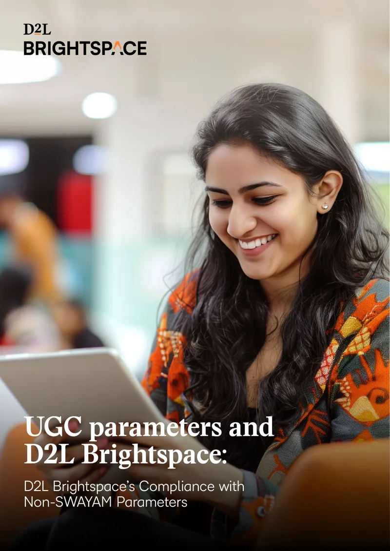 D2L Brightspace Compliance with UGC Parameters