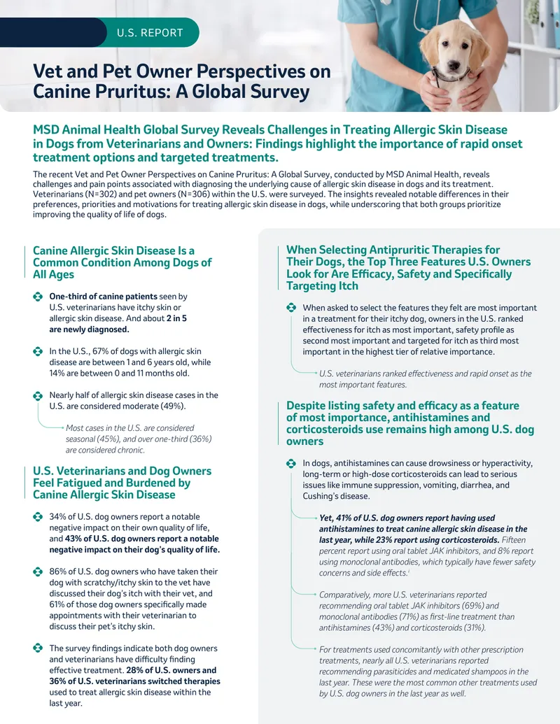 Vet and Pet Owner Perspectives on Canine Pruritus